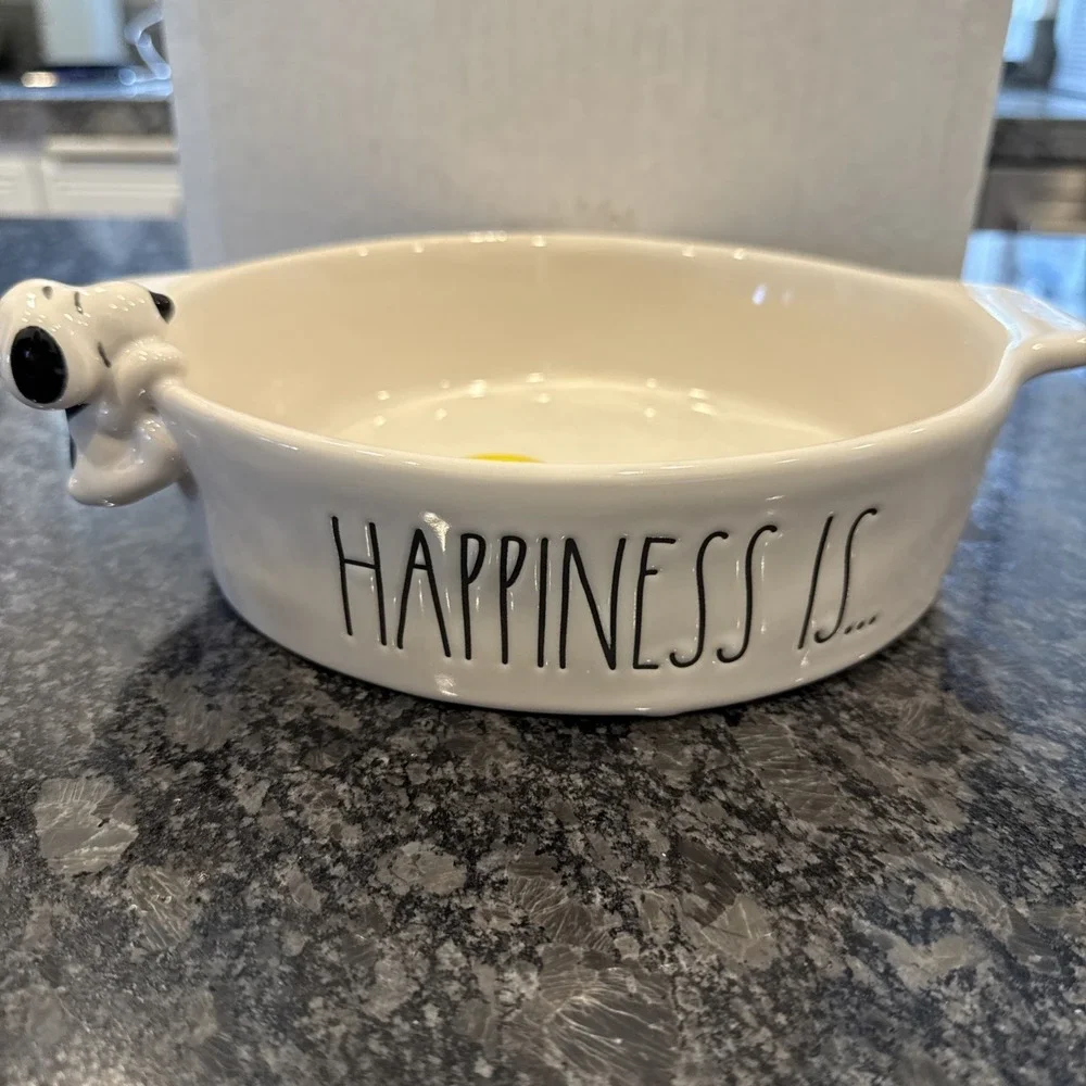 Peanuts x Rae Dunn 75 Years Snoopy happiness is...8.5